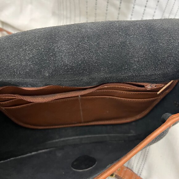 Dooney & Bourke Vintage Calvary Trooper Classic AWL Saddle Crossbody Bag - Picture 6 of 7